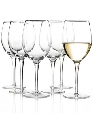 Tuscany White Wine Glasses 6 Piece Value Set image