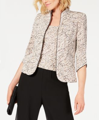 Alex Evenings - Petite 2-Pc. Top & Jacket Set