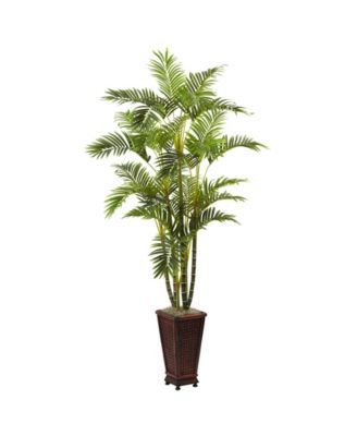Nearly Natural - 6.5' Areca w/ Decorative Planter