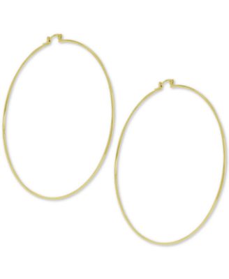 Essentials - Large Wire Hoop Earrings