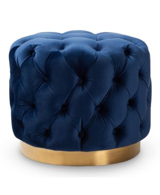 Baxton Studio - Valeria Ottoman, Quick Ship