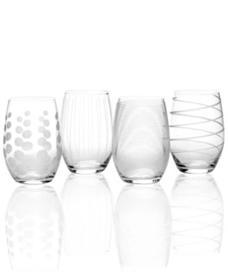 Cheers Stemless Wine Glasses, Set of 4 image