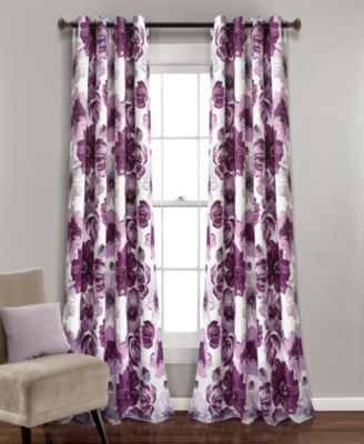 Lush Décor - Leah Room Darkening 52"x84" Window Panel Set