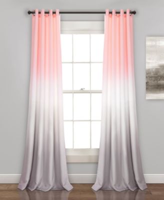 Lush Décor - Ombre Fiesta 52" x 95" Curtain Set