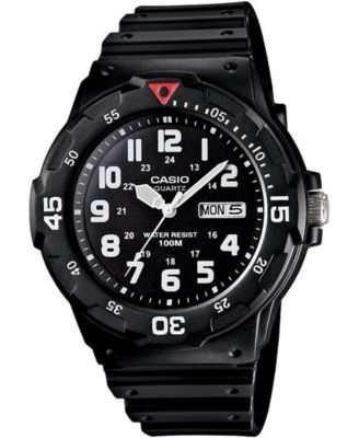 Casio - Men's Black Resin Strap Watch 43mm