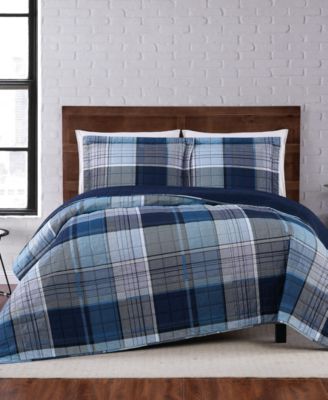 Truly Soft - Trey Plaid Quilt Set