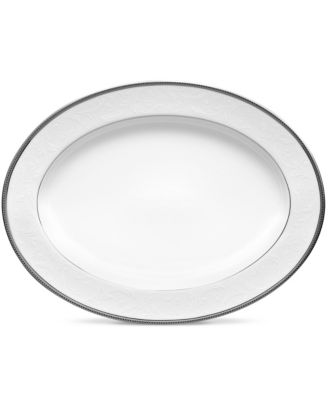Regina Platinum Oval Platter, 14" image