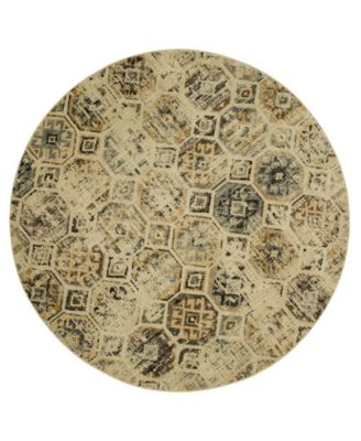 CLOSEOUT! Elements Tunis Beige 8' x 8' Round Area Rug image