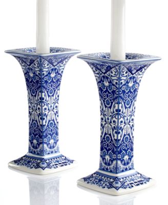 Judaica Sabbath Candlesticks, Set of 2 image