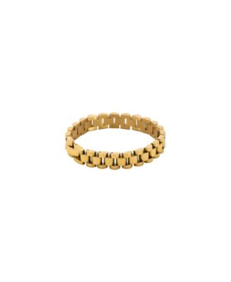 OMA THE LABEL - Timepiece Bracelet in 18k Gold-Plated Brass