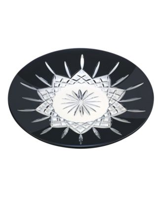 Lismore Black Decorative Plate 12" image
