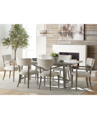 Bernhardt - Albion 7-pc. Dining Set (Rectangular Table, 4 Side Chairs, and 2 Arm Chairs)