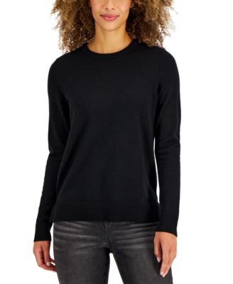 Style & Co - Petite Crew-Neck Sweater