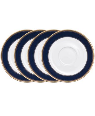 Blueshire Set of 4 Saucers, 6" image