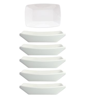 Melamine Street Eats Boats, Set of 6 image