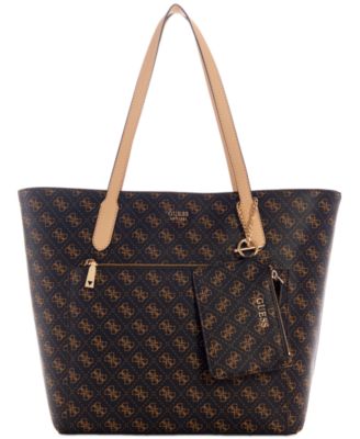 GUESS - Rylan Signature Monogram Faux Leather Large Tote