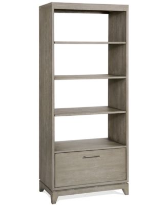 Rafferty 76" Wood Drawer Bookcase image