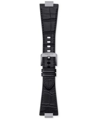 Tissot - Official PRX Interchangeable Black Leather Watch Strap