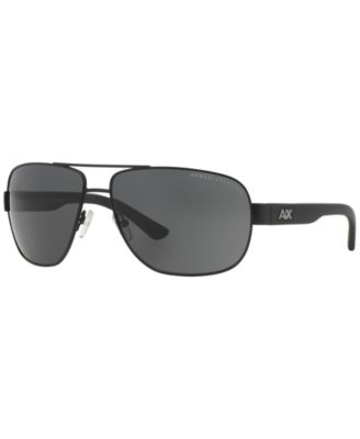 A|X Armani Exchange - Wipe clean Metal Imported Frame Shape: Pilot Frame Material: Metal  Gender: Male Eye/Bridge/Temple Width: 62/14/125  Best for Face Shape: Oval  Case or microfiber pouch included
