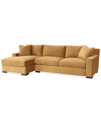 CLOSEOUT! Marristin 121" 2-Pc. Fabric Chaise Sectional, Created for Macy's image