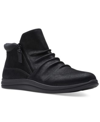Clarks - Women's Breeze Range Ruched Ankle Booties