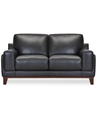 Macy's - Jeddo 70" Leather Loveseat