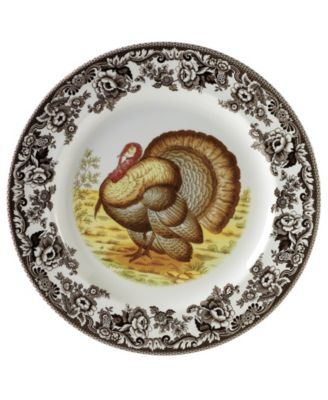 Spode - "Woodland" Turkey Salad Plate