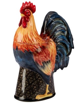 Certified International - Gilded Rooster 3-D Cookie Jar