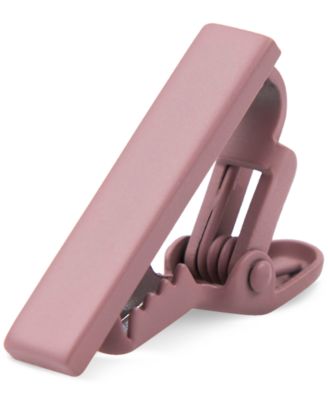 ConStruct - Men's Ceremony Solid Rose Quartz Tie Bar