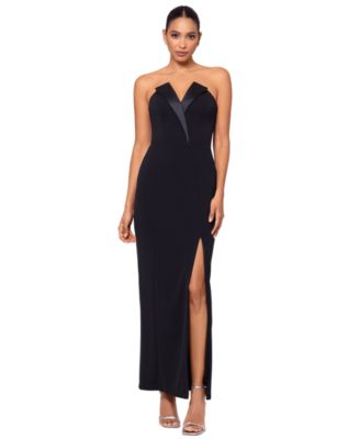 Betsy & Adam - Strapless Tuxedo Gown