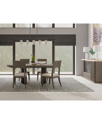 Macy's - Frandlyn 5pc Dining Set (Rectangular Table + 4 Side Chairs)
