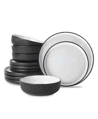 Laro 12 Pc. Dinnerware Set, Service for 4 image