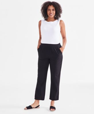 Style & Co - Women's Mid-Rise Straight-Leg Ankle Pants