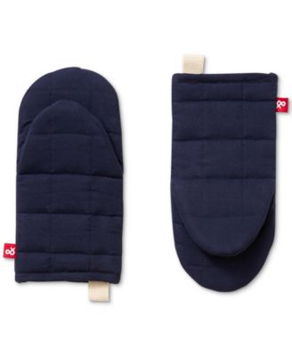 Hedley & Bennett - Quilted Solid-Color Oven Mitts, Set of 2