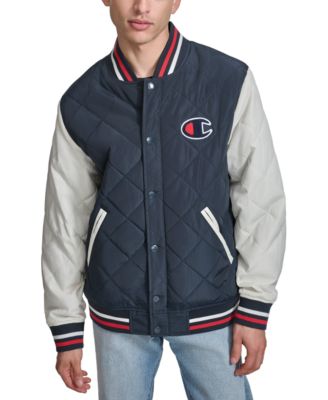 Champion - Men's Retro Quilted Logo Bomber Jacket