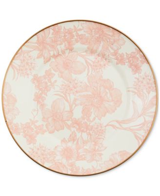 Rosy English Garden Dinner Plate image