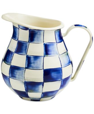 Royal Check Enameled Steel Pitcher image
