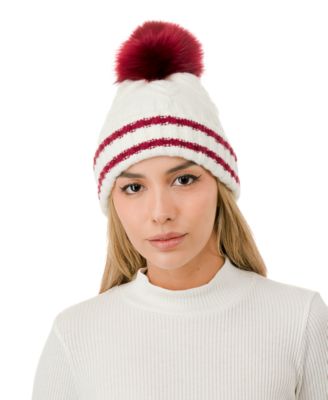 Marcus Adler - Knit Pom Varsity Beanie