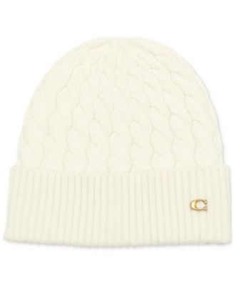 COACH - Signature C Cable Knit Beanie