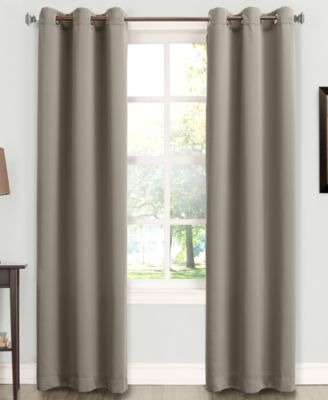 Sun Zero - Tabbey Room Darkening Grommet Curtain Panels
