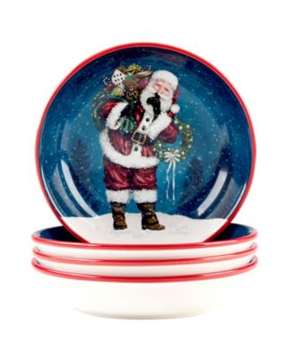 Santa's Secret Soup Bowls, Set of 4 image