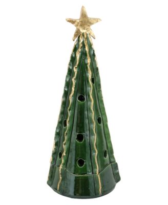 Foresta Green Large Tree with Ribbon Gold Star image