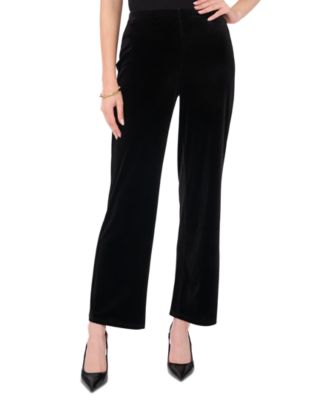 Sam & Jess - Women's Velvet Straight-Leg Pull-On Pants