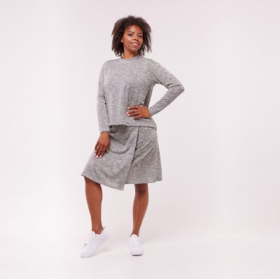 SPARKIES - Women's Relaxed Asymmetrical Wrap-Back Top