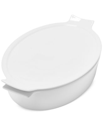 The Cellar - Cellar Whiteware James Collection Oval Baker With Lid