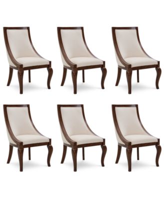 Macy's - Nelman 6-Pc. Dining Host Chair Set, Created for