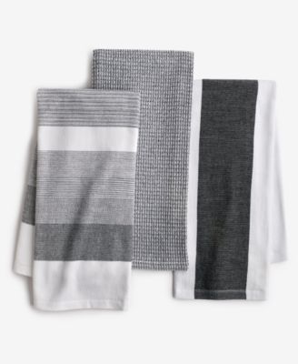 3 Pack Cotton Kitchen Towels, Exclusively at Macy's image