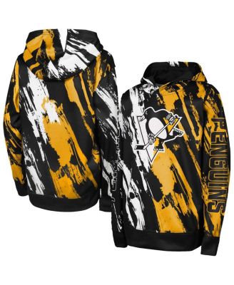 Outerstuff - Preschool Black Pittsburgh Penguins Master Snipe Pullover Hoodie