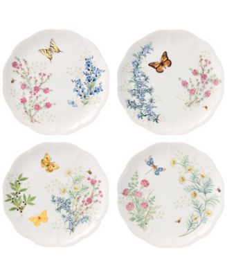 Butterfly Meadow Herbs Dinner Plates, Set of 4 image