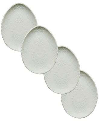 Tableau - Egg Relief Plate, Set of 4